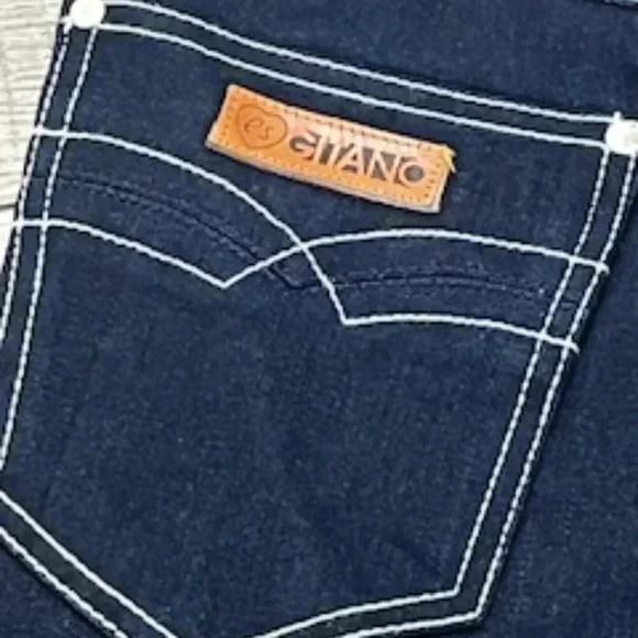 Vintage Gitano High Rise Straight Leg 80’s Dark Wash Denim Jeans Women’s Size 10 - Picture 8 of 10